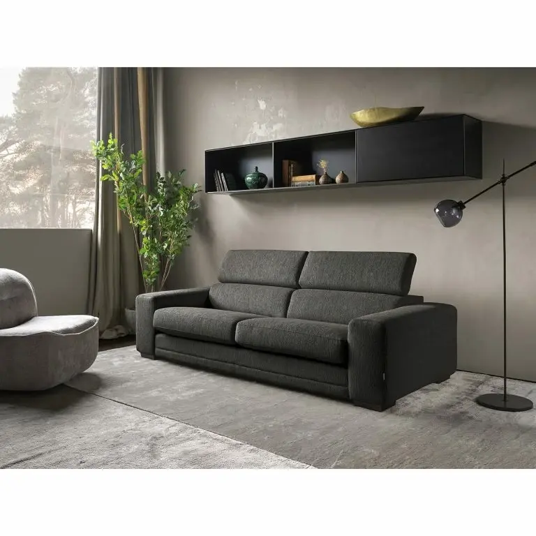 Loftscape Loftscape Canapé Penpont (3 Places) – Tissu Kaja: Gris Foncé