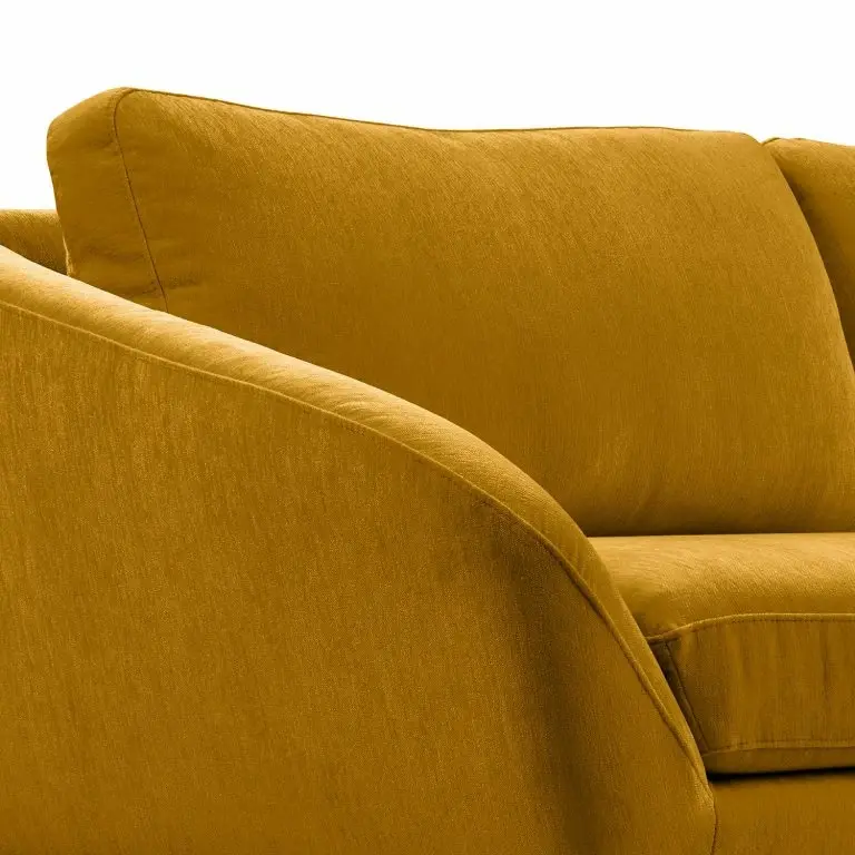 Loftscape Loftscape Canapé Rhoads (2/3 Places) – Microfibre Vera: Jaune Maïs