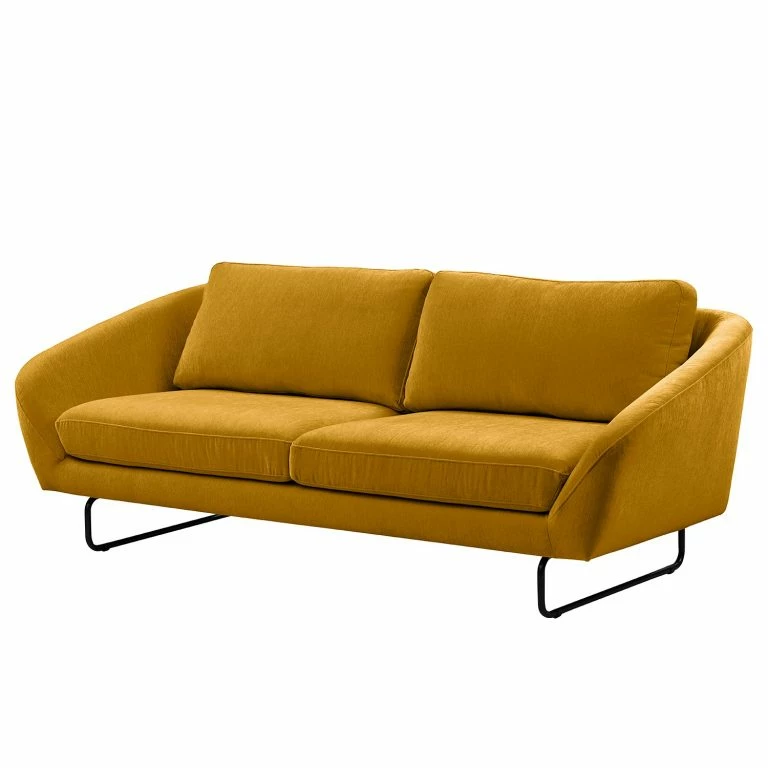 loftscape Loftscape Canapé Rhoads (2/3 places) – Microfibre Vera: Jaune maïs