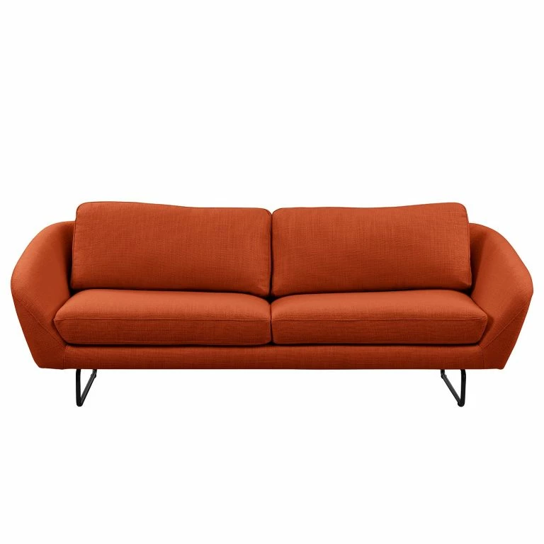 Loftscape Loftscape Canapé Rhoads (3 Places) – Tissu Structuré Bermal: Rouge Brique