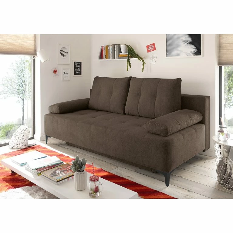 Loftscape Loftscape Clic-clac Lacrost – Tissu – Tissu Roge: Espresso