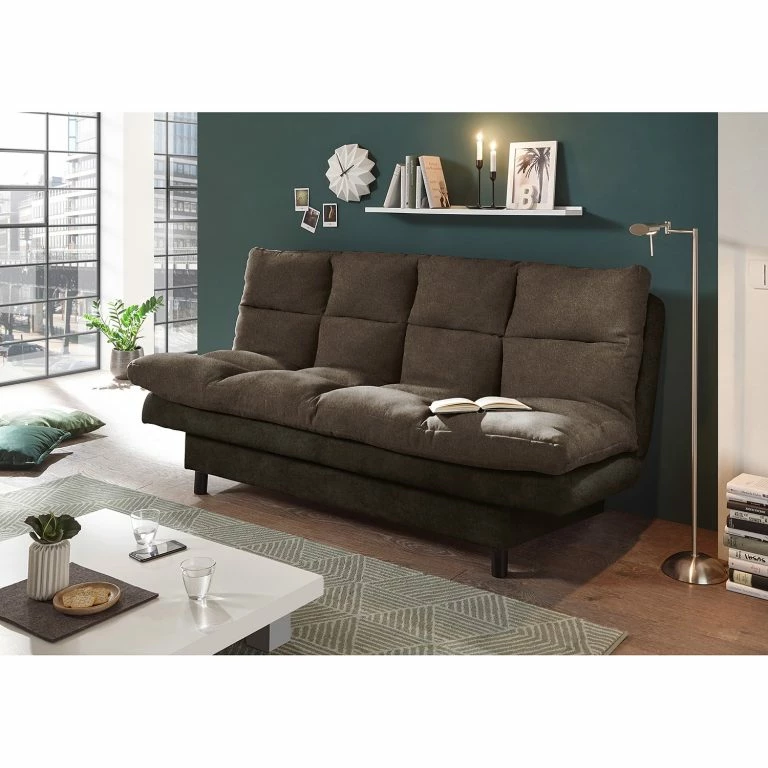 Loftscape Loftscape Clic-clac Vallenay II – Tissu / Microfibre – Microfibre Salvo: Espresso