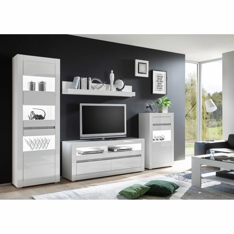 Loftscape Loftscape Commode Cape Ann II – Blanc Brillant / Blanc Mat