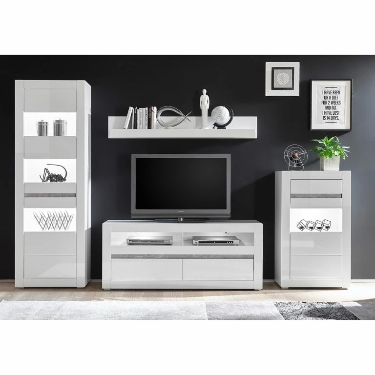 Loftscape Loftscape Commode Cape Ann II – Blanc Brillant / Blanc Mat