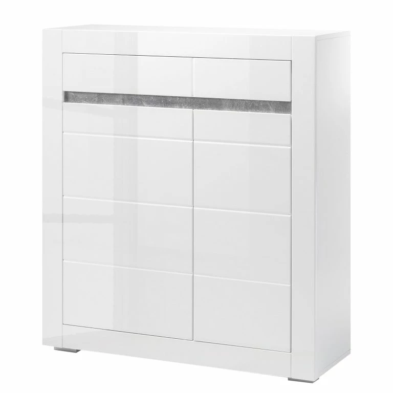 Loftscape Loftscape Commode Cape Ann III – Blanc Brillant / Blanc Mat