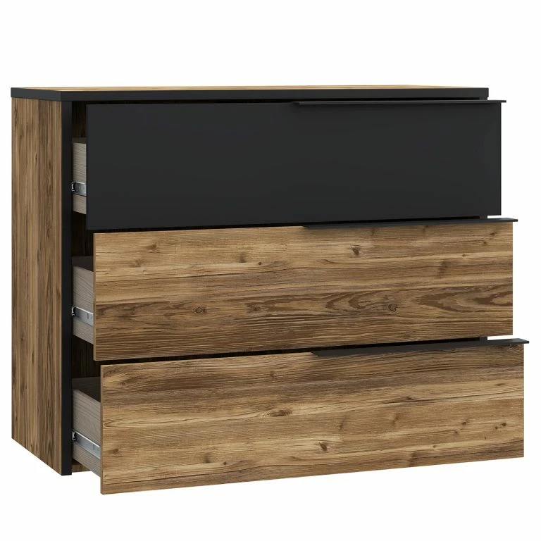 Loftscape Loftscape Commode Huy – Imitation Pin Des Alpes / Noir