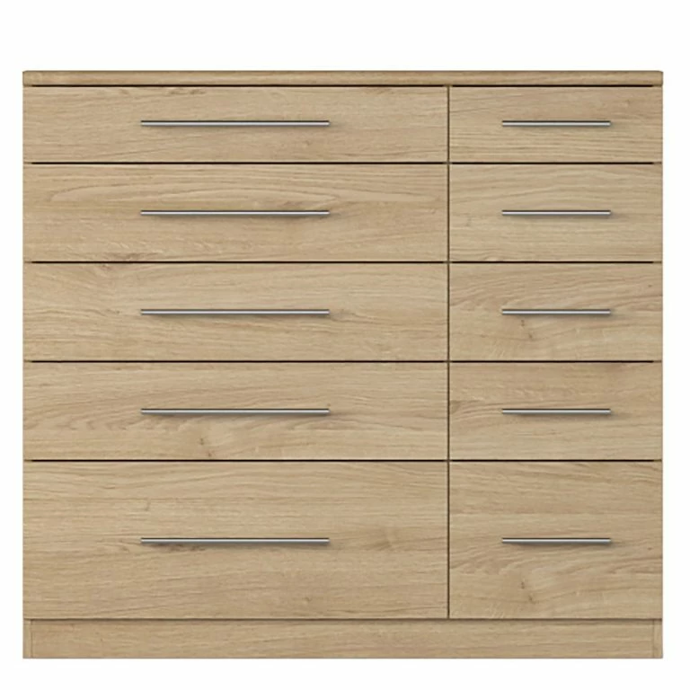 loftscape Loftscape Commode Manhatten – Imitation chêne – Largeur : 103 cm