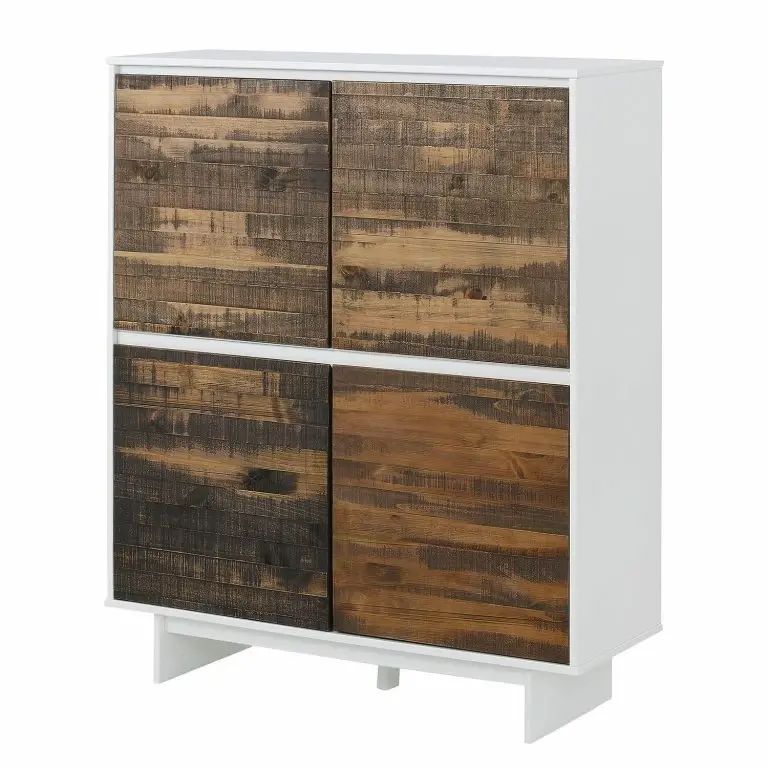 loftscape Loftscape Commode Marnac I – Partiellement en pin massif – Pin / Blanc