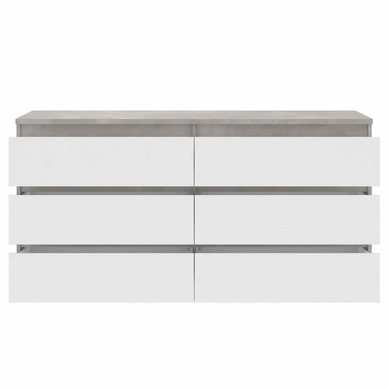 Loftscape Loftscape Enfilade Optima II – Blanc / Imitation Béton