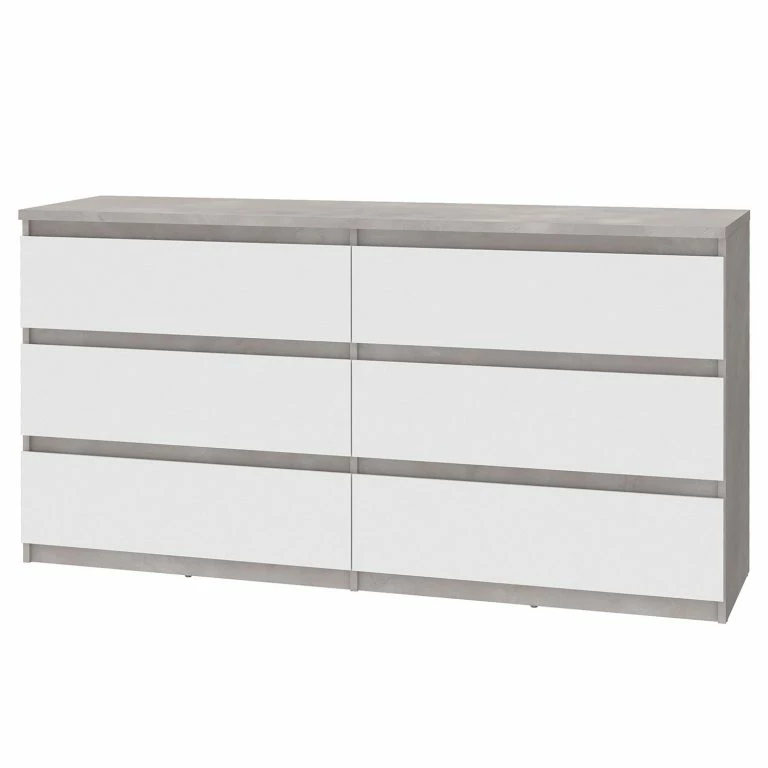 Loftscape Loftscape Enfilade Optima II – Blanc / Imitation Béton
