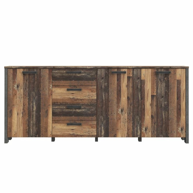 Loftscape Loftscape Enfilade Ravenswood II – Imitation Bois Recyclé / Anthracite