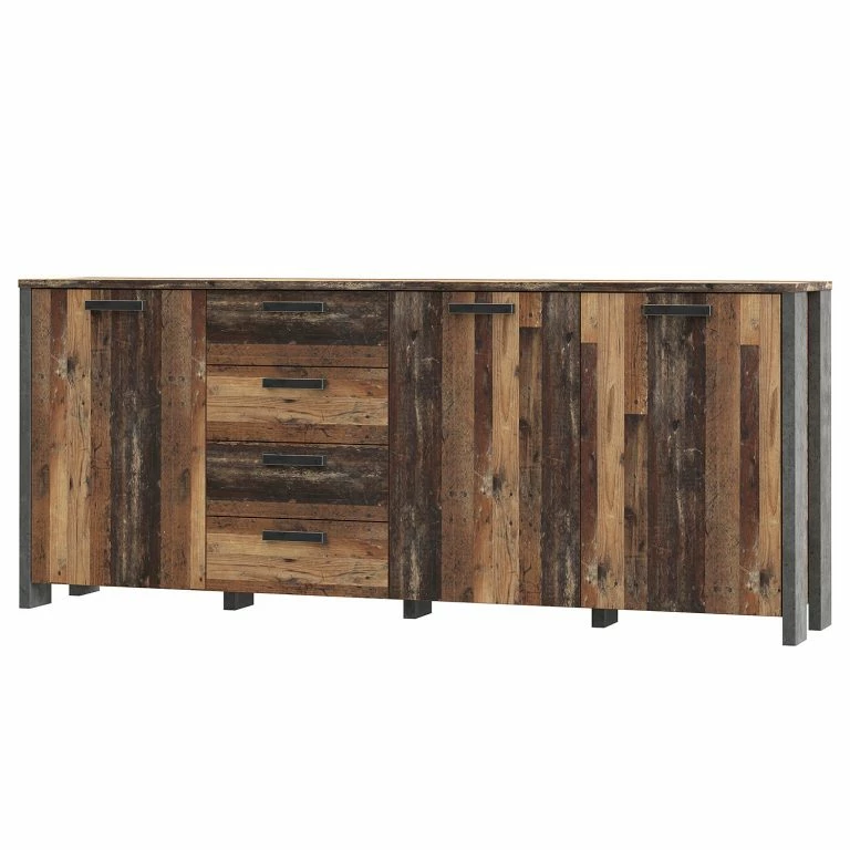 loftscape Loftscape Enfilade Ravenswood II – Imitation bois recyclé / Anthracite