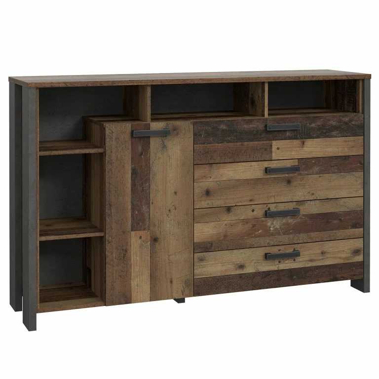 loftscape Loftscape Enfilade Ravenswood III – Imitation bois recyclé / Anthracite