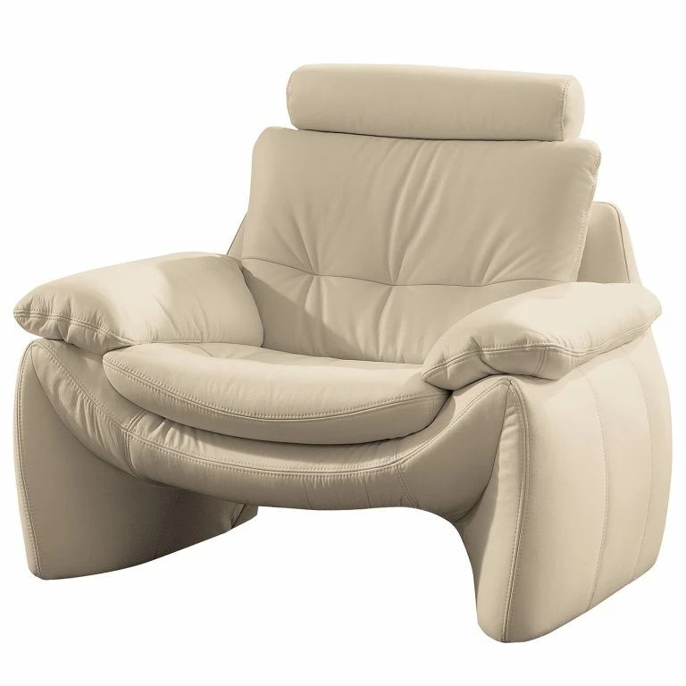 Loftscape Loftscape Fauteuil Budal – Cuir Véritable – Cuir Canela: Beige Clair