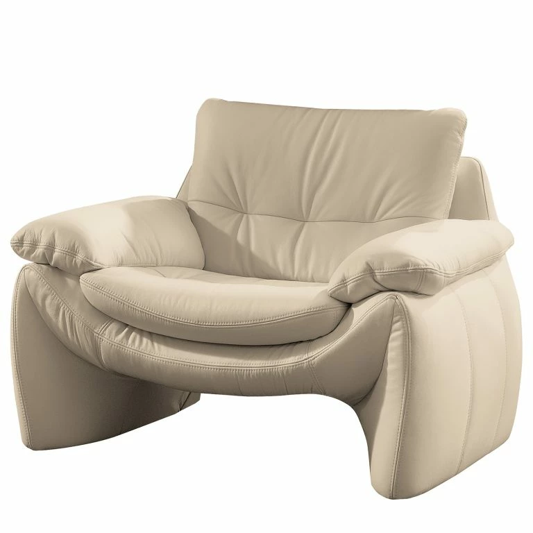 Loftscape Loftscape Fauteuil Budal – Cuir Véritable – Cuir Canela: Beige Clair