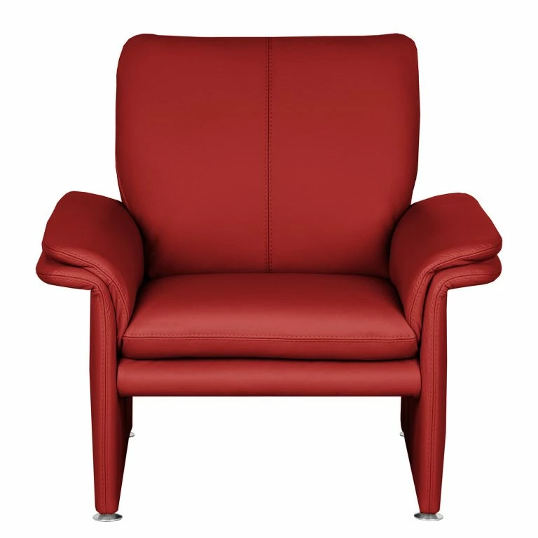 Loftscape Fauteuil Capri – Cuir Mabel: Rouge