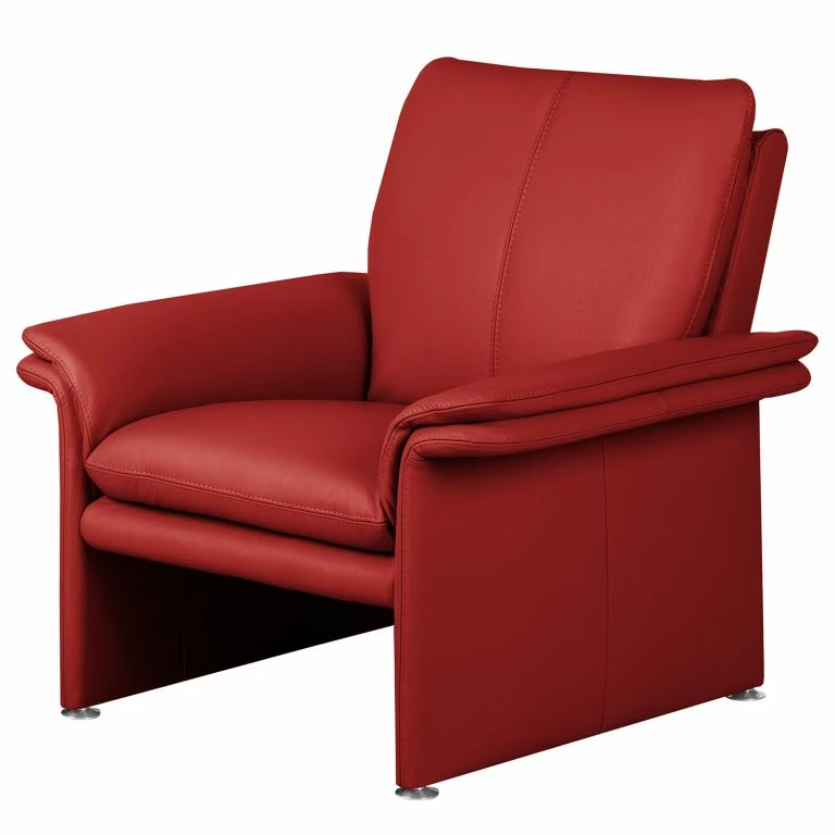 Loftscape Fauteuil Capri – Cuir Mabel: Rouge