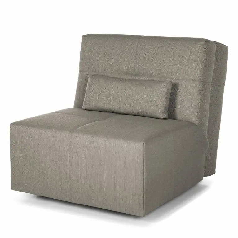 loftscape Loftscape Fauteuil convertible Kassari – Tissage à plat – Beige clair