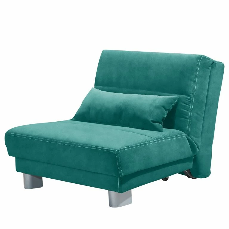 Loftscape Loftscape Fauteuil Convertible Rakir – Microfibre – Microfibre Enza: Turquoise