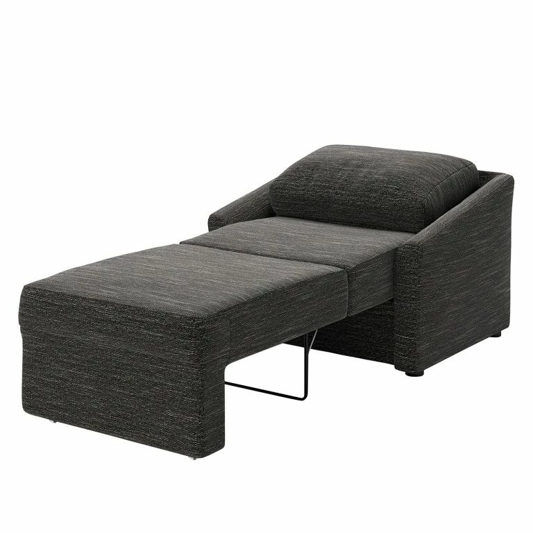 Loftscape Loftscape Fauteuil Convertible Rifton III – Tissu Structuré – Noir