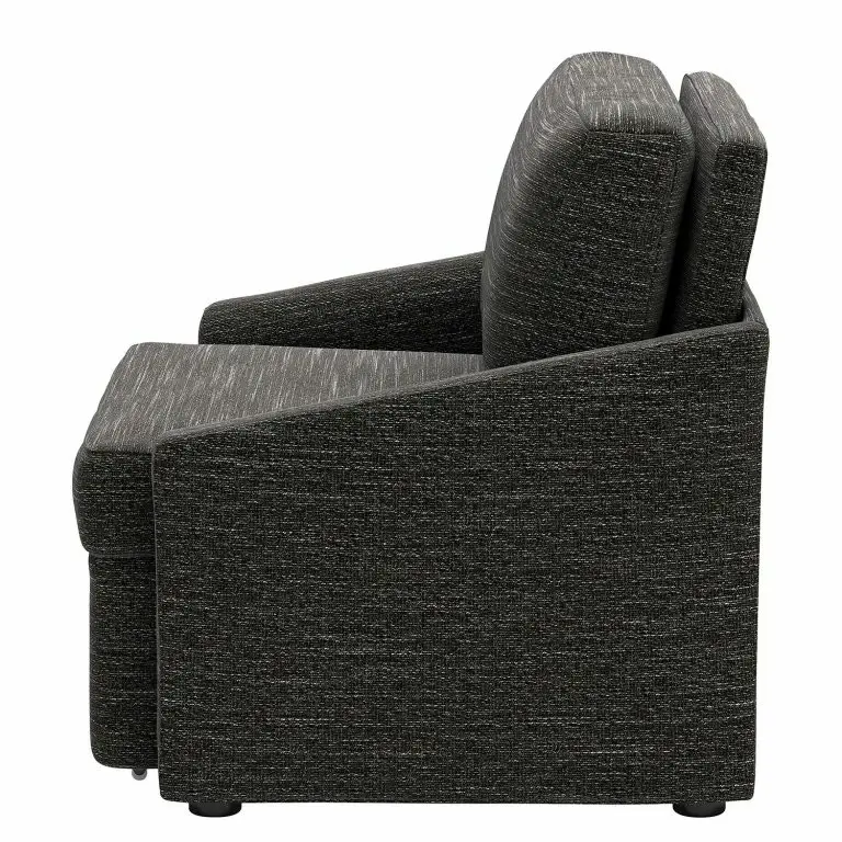 Loftscape Loftscape Fauteuil Convertible Rifton III – Tissu Structuré – Noir