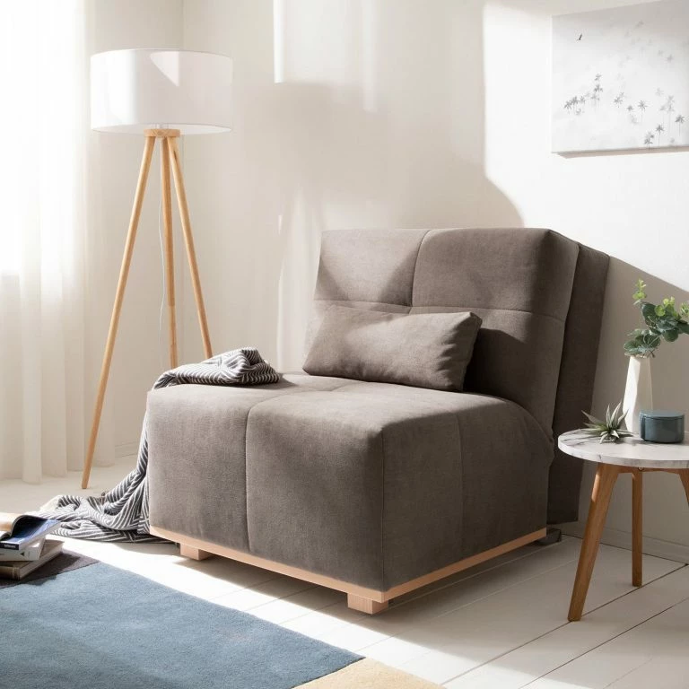 Loftscape Loftscape Fauteuil Convertible Simla II – Microfibre – Cubanite