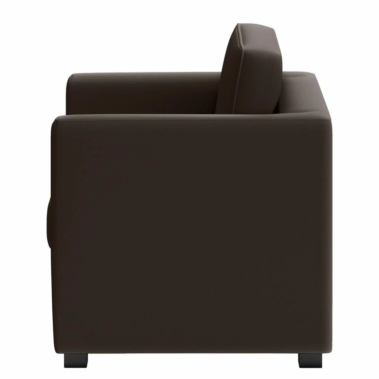 Loftscape Loftscape Fauteuil Deven V – Cuir Pigmenté – Marron Foncé