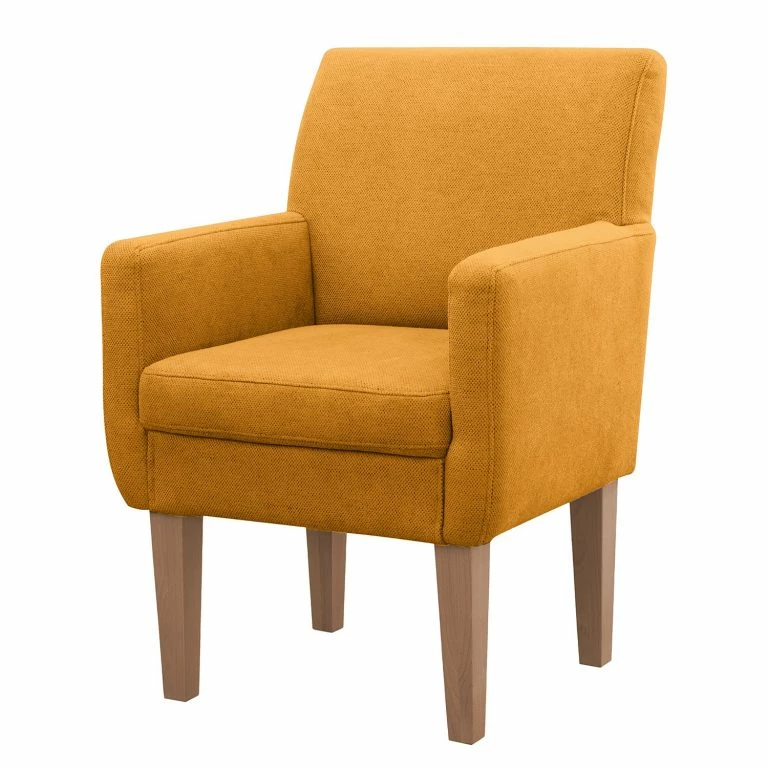 Loftscape Loftscape Fauteuil Gramont – Tissu Eteri: Jaune Moutarde