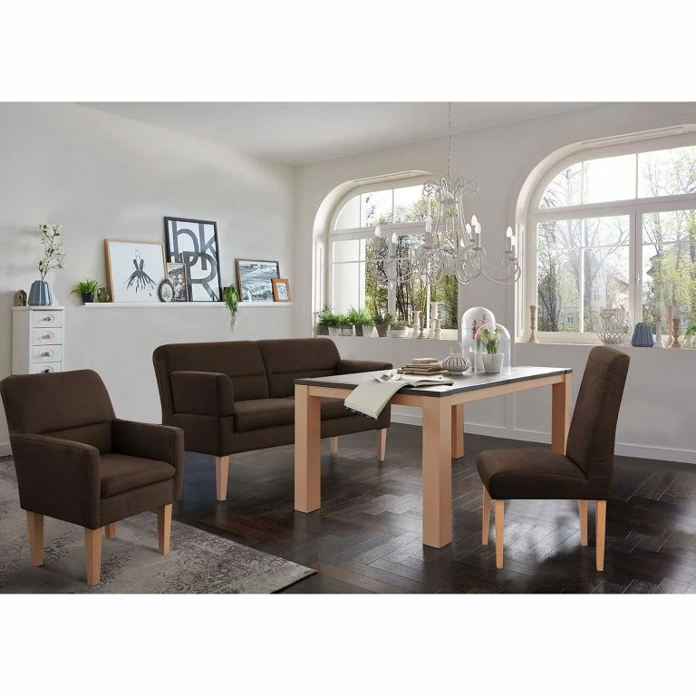Loftscape Loftscape Fauteuil Juillac – Tissage à Plat – Tissu Olea: Espresso