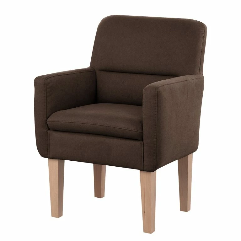 loftscape Loftscape Fauteuil Juillac – Tissage à plat – Tissu Olea: Espresso
