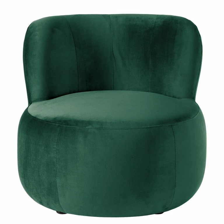Loftscape Loftscape Fauteuil Lovelock – Velours Ravi: Vert Vieilli