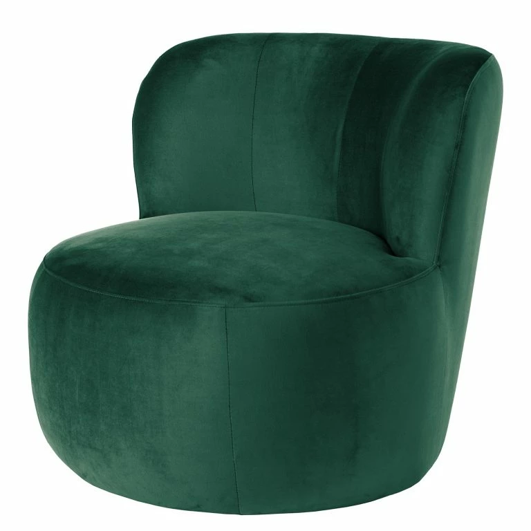 loftscape Loftscape Fauteuil Lovelock – Velours Ravi: Vert vieilli