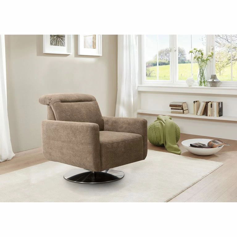 Loftscape Loftscape Fauteuil Montaner – Tissu Camie: Cappuccino
