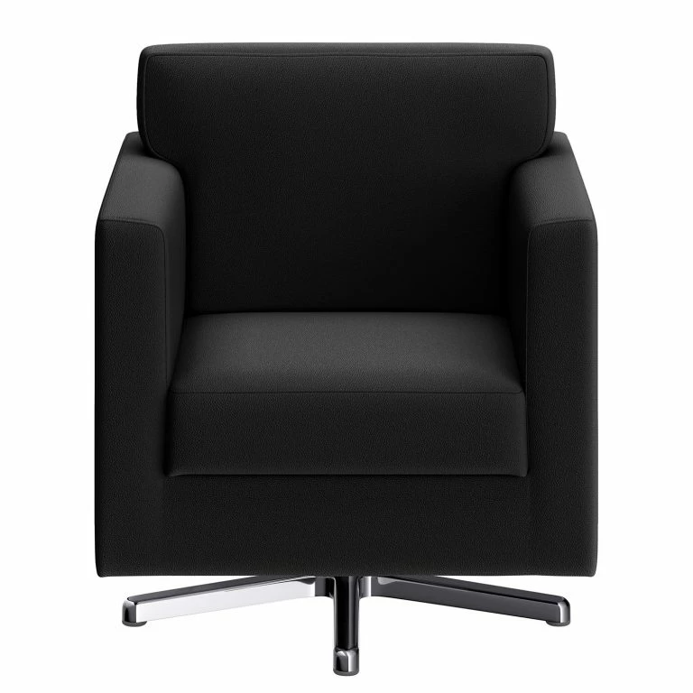Loftscape Loftscape Fauteuil Nibley II – Cuir Pigmenté – Noir