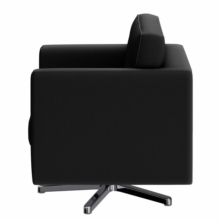Loftscape Loftscape Fauteuil Nibley II – Cuir Pigmenté – Noir