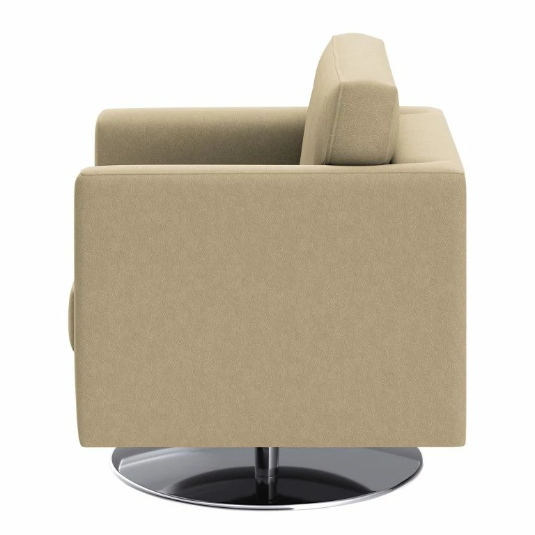 Loftscape Loftscape Fauteuil Nibley III – Cuir Véritable – Cappuccino