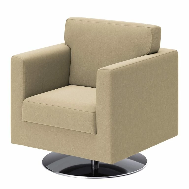 loftscape Loftscape Fauteuil Nibley III – Cuir véritable – Cappuccino