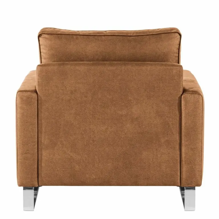 Loftscape Loftscape Fauteuil Radon I – Microfibre Bice: Nougat