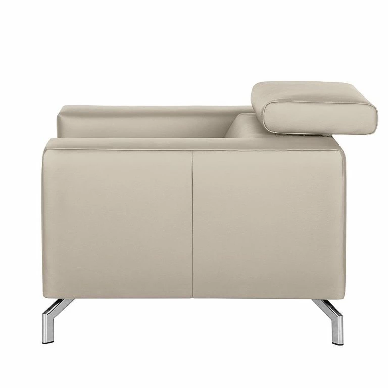 Loftscape Loftscape Fauteuil Varberg – Cuir Véritable Taupe