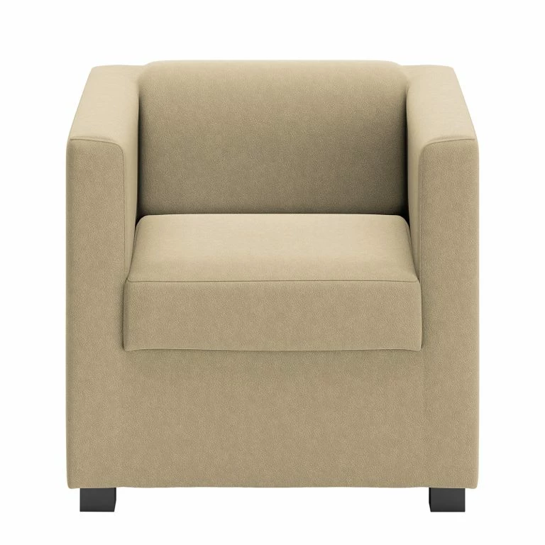 Loftscape Loftscape Fauteuil Wilno I – Cuir Véritable – Cappuccino