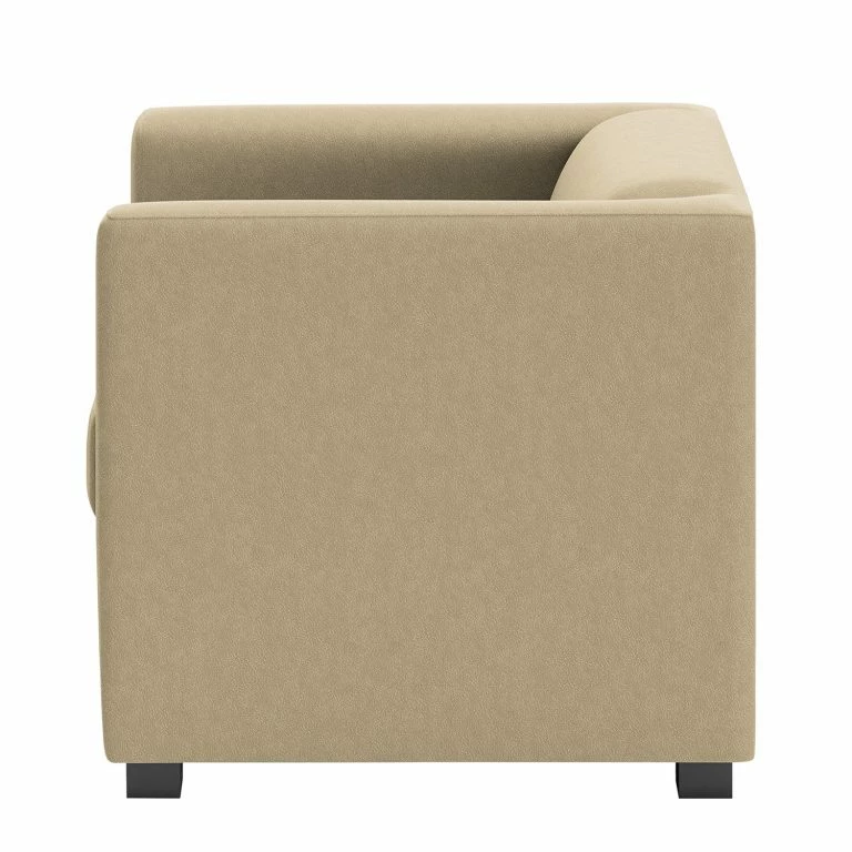 Loftscape Loftscape Fauteuil Wilno I – Cuir Véritable – Cappuccino