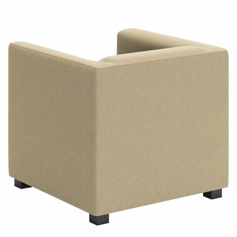 Loftscape Loftscape Fauteuil Wilno I – Cuir Véritable – Cappuccino