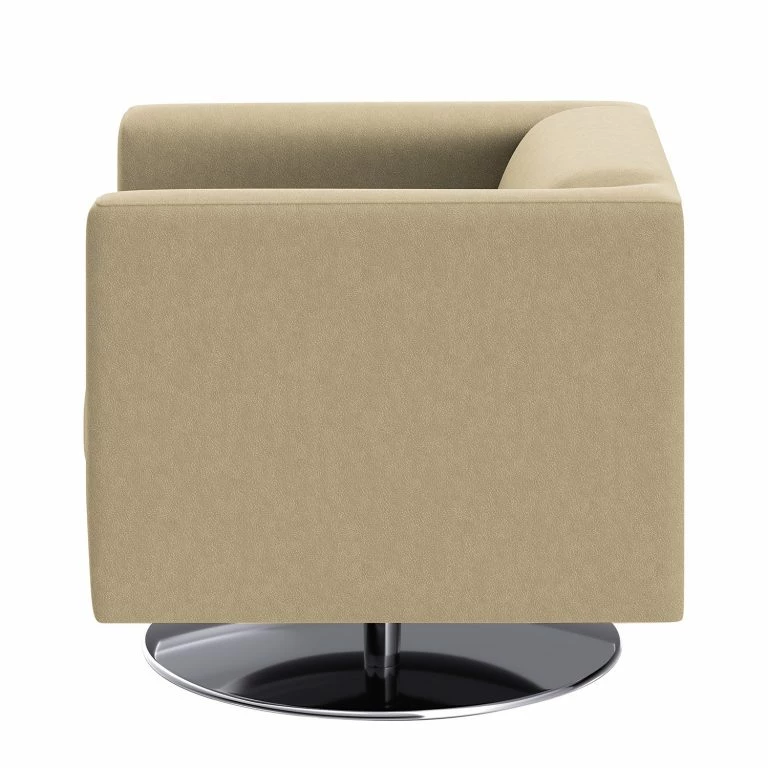 Loftscape Loftscape Fauteuil Wilno V – Cuir Véritable – Cappuccino