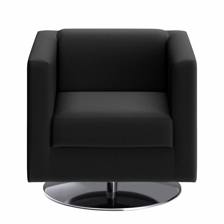Loftscape Loftscape Fauteuil Wilno X – Cuir Pigmenté – Noir