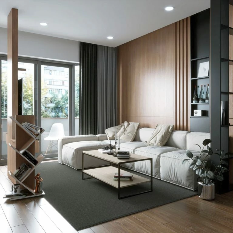 Loftscape FLHF Table Basse Oxe – Imitation Acacia