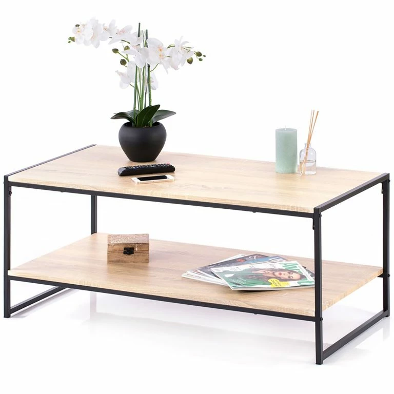 Loftscape FLHF Table Basse Oxe – Imitation Acacia