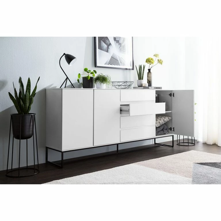 Loftscape Fredriks Buffet Zaddy III – Blanc / Noir