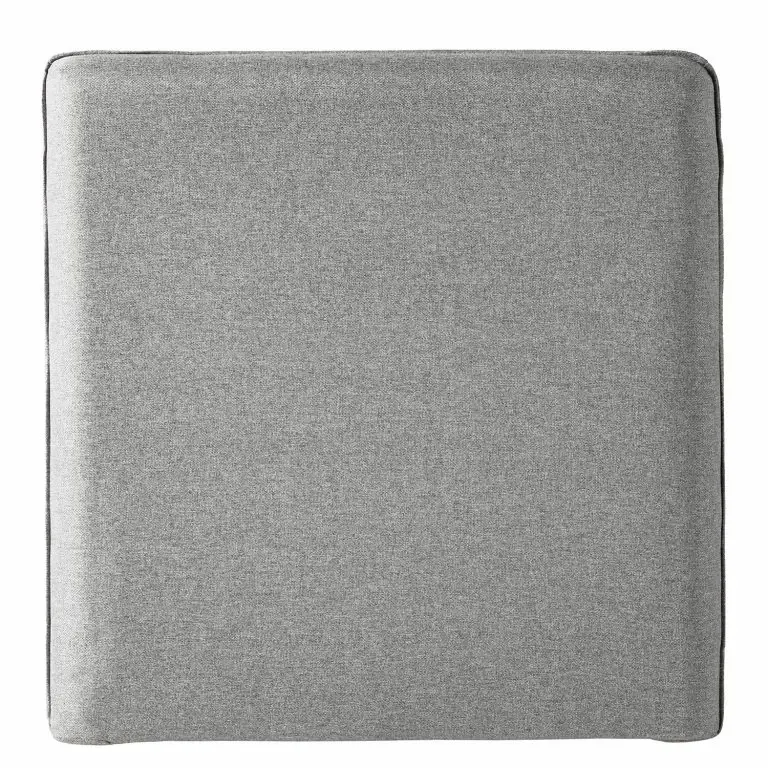 Loftscape Fredriks Dossier Lavara – Tissu – Gris Clair