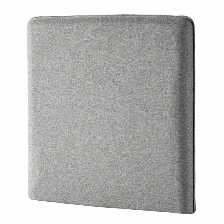 loftscape Fredriks Dossier Lavara – Tissu – Gris clair