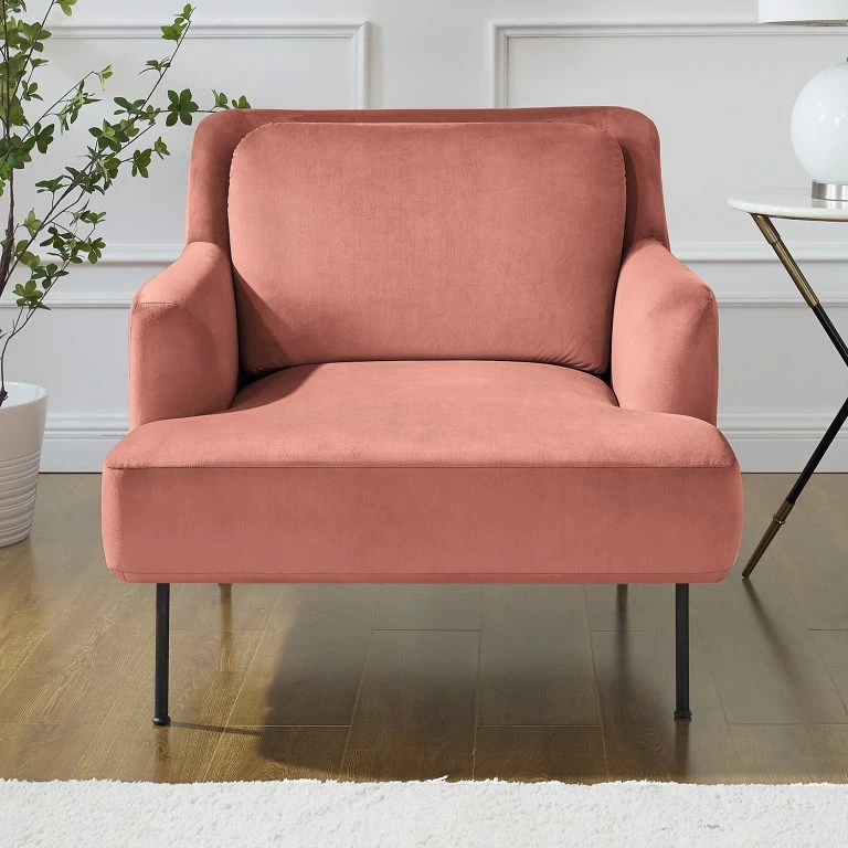 Loftscape Fredriks Fauteuil Bleecker – Velours – Mauve